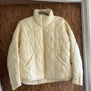 FP Movement Cream Quilted Puffer Jacket